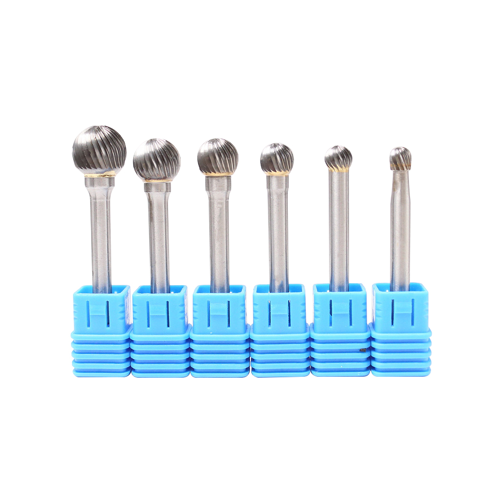 D Type 6mm Rotary File Cemented Tungsten Carbide Burrs