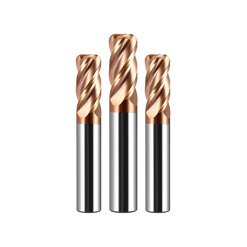 HRC55 Solid Carbide 4 Flutes Corner Radius End Mills