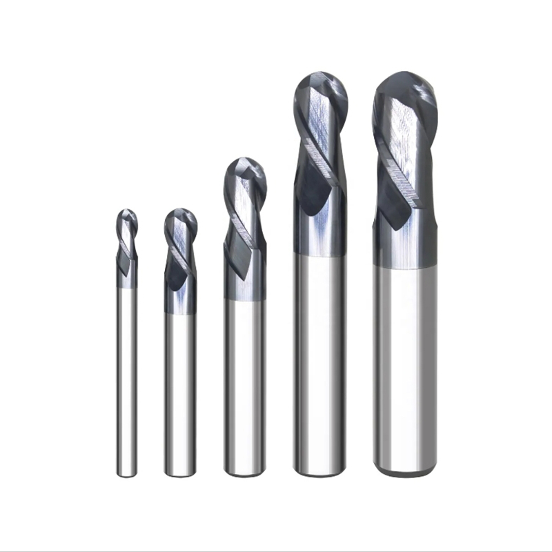 HRC45 2 Flute Carbide Ball Nose End Mill Cutter