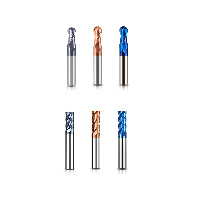 2F 4F Solid Carbide Flat/ Ballnose End Mills