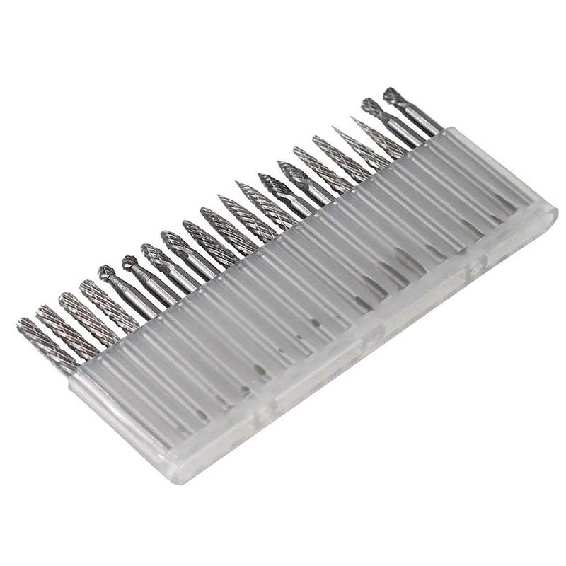 3*3mm 20 pcs Double Cut Rotary File Carbide Burr Set