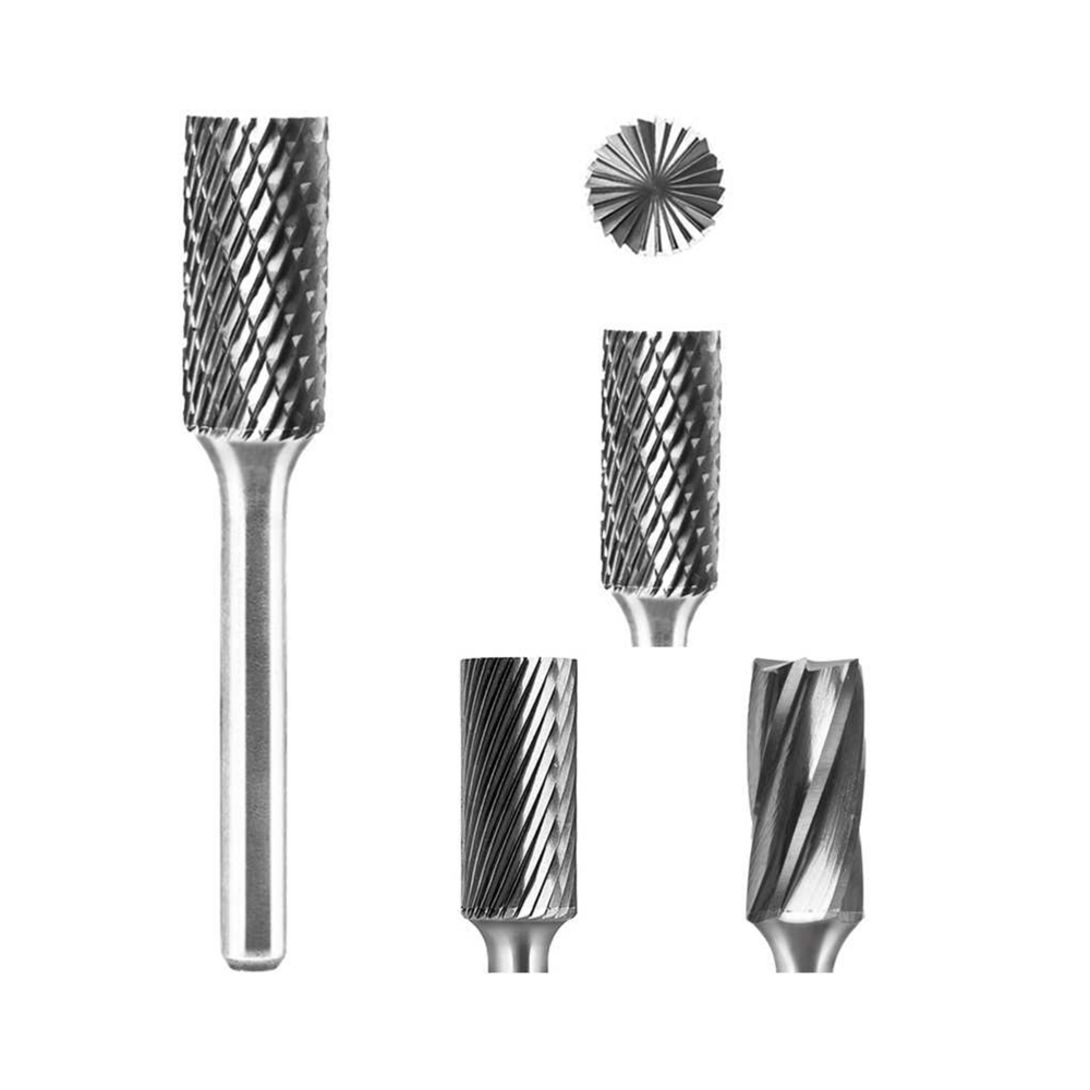 1/4” (6.35mm) Shank SB Carbide Burr Rotary File Die Grinder Bits